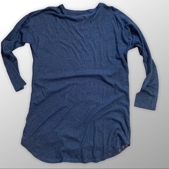 VICTORIA'S SECRET grey long sleeve sleep shirt - Picture 2 of 5